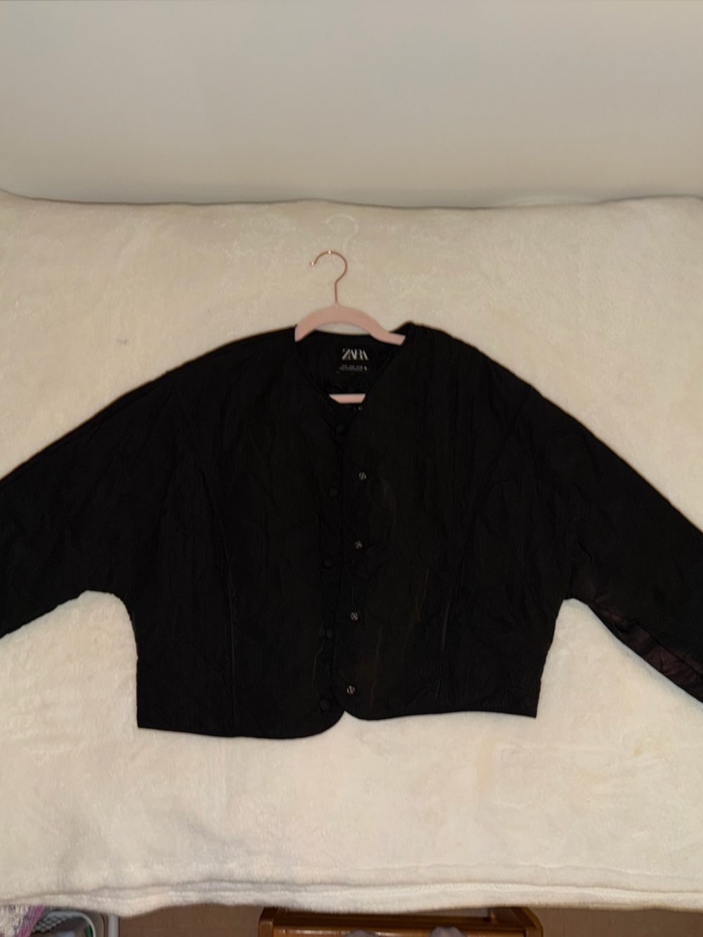 Zara Black Puffer Jacket